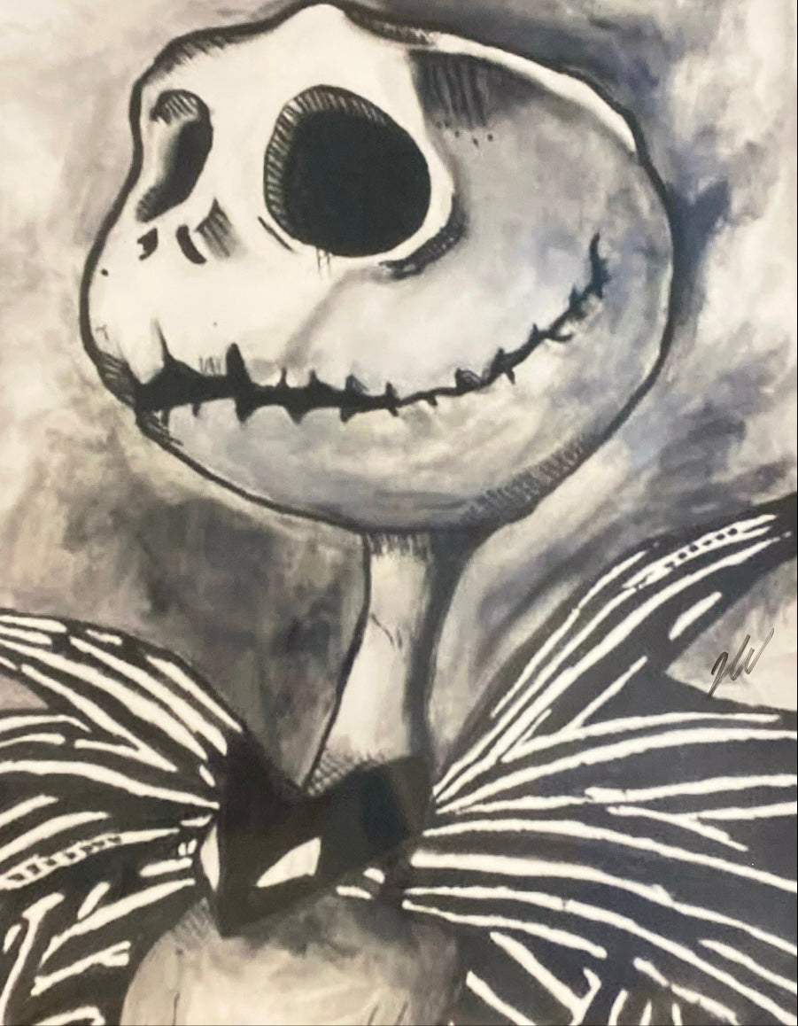 Jack Skeleton print