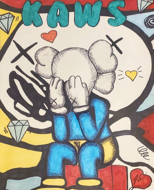 Kaws print